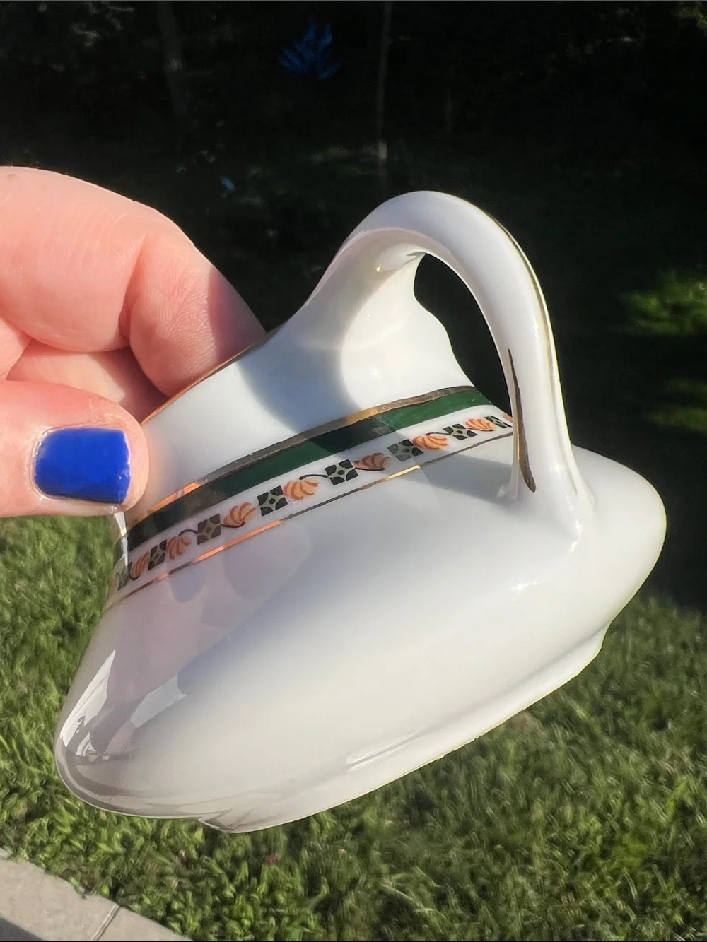 Vintage Edwardian Bassett Fine Ceramics Porcelain Basin Set Cream & Sugar